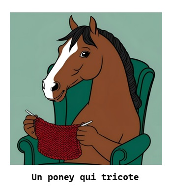 Un Poney qui Tricote